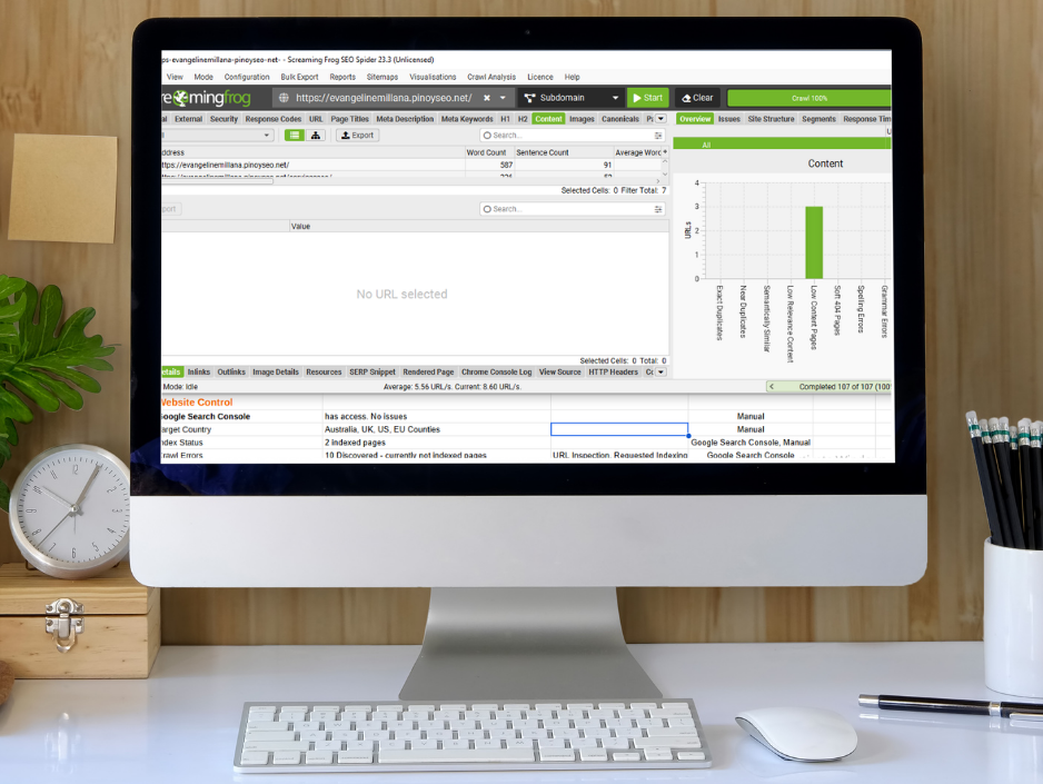 SEO Site Audit in the Philippines by Evangeline Millana