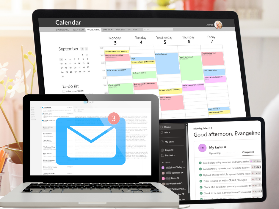 VA Calendar Email Project Management by Evangeline Millana,